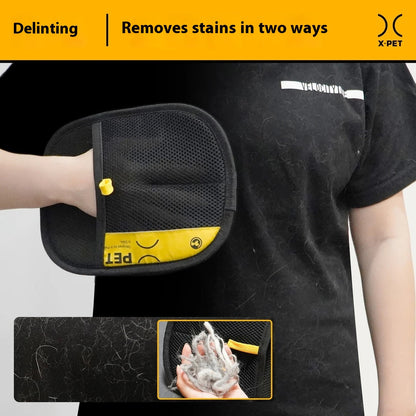 Sided Pet Grooming Gloves