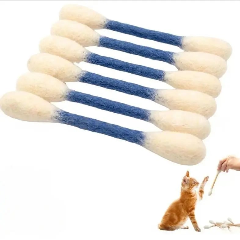 💥LAST DAY BUY 1 GET 1 FREE💥Giant Cotton Swab Shaped Felt Cat Chew Toys