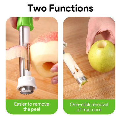 🔥Last Day BUY 1 GET 1 FREE🔥2-in-1 Apple Corer & Peeler 🍎🔪 , Must-Have Kitchen Gadget ✨