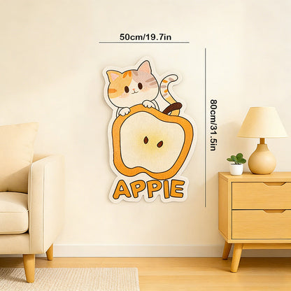 🐱No-Drill Cat Wall Scratcher – Fun & Easy