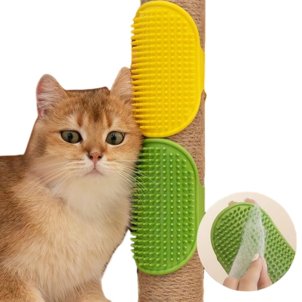 Silicone Grooming Strap Pad – 2-in-1 Self-Groomer