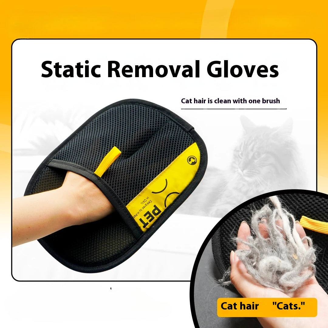 Sided Pet Grooming Gloves