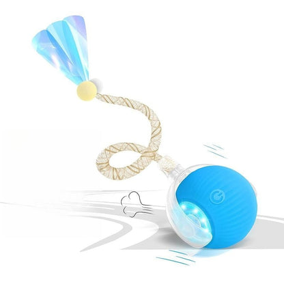 Interactive pet toy ball