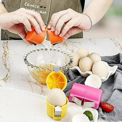 🔥Limited-time Buy 1 Get 1 Free $8.99/EACH🍳 Quick Egg Cracker Tool – Open Hundreds Of Eggs Faster & Cleaner 🔥