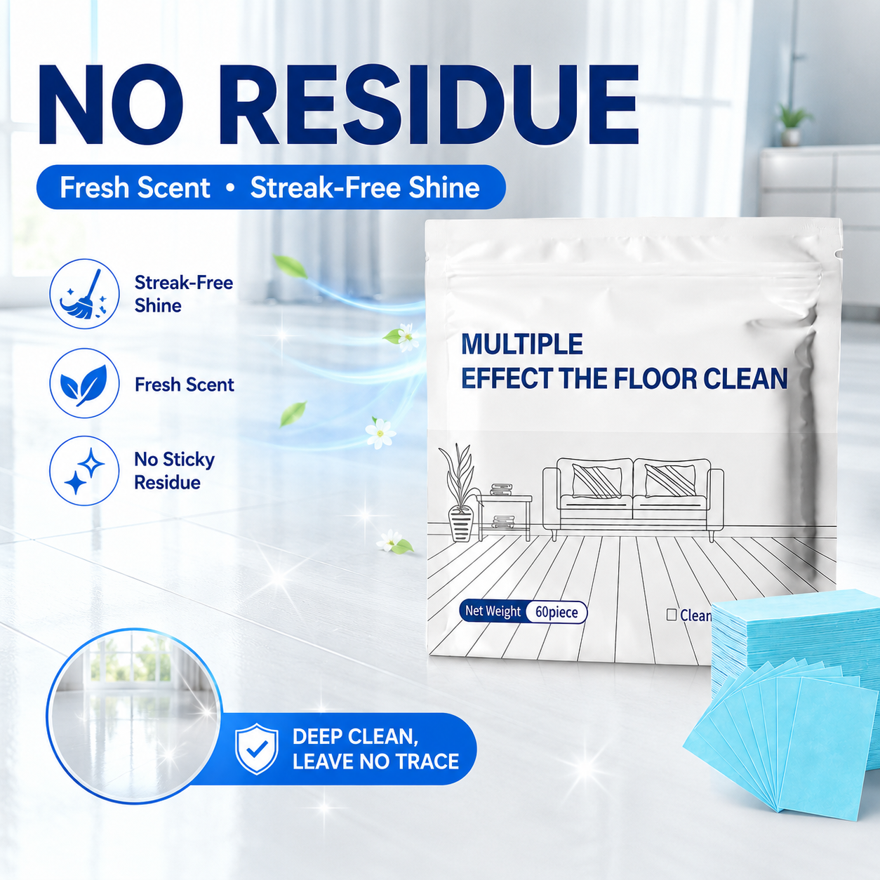 🔥Last Day BUY 1 GET 1 FREE🔥Multi-Effect Floor Cleaning Tablets, Fast Dissolving, No-Rinse Formula