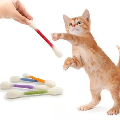 💥LAST DAY BUY 1 GET 1 FREE💥Giant Cotton Swab Shaped Felt Cat Chew Toys