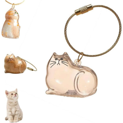 Cat Memorial Keychain Set