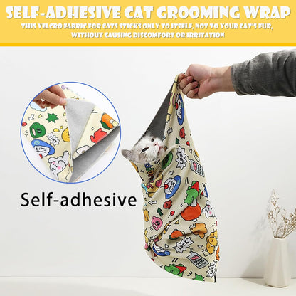 Cat Grooming Wrap & Calming Restraint Cloth