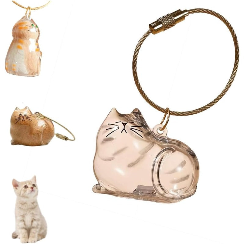 Cat Memorial Keychain Set