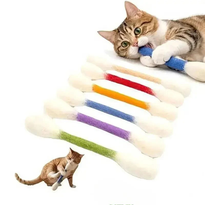 💥LAST DAY BUY 1 GET 1 FREE💥Giant Cotton Swab Shaped Felt Cat Chew Toys