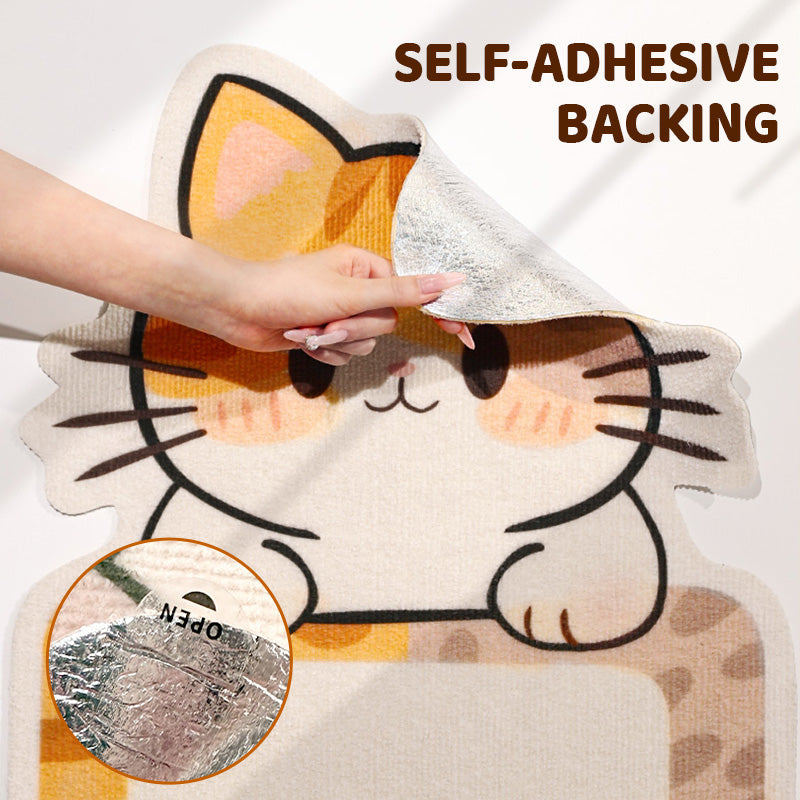 🐱No-Drill Cat Wall Scratcher – Fun & Easy