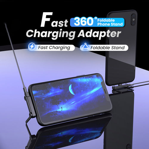 🔥BUY 1 GET 1 FREE🔥Fast-Charging Cable with Detatchable Stand